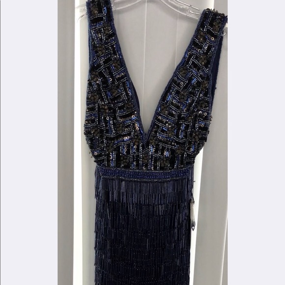 Mac Duggal Dresses Mac Duggal Fringe Dress Poshmark